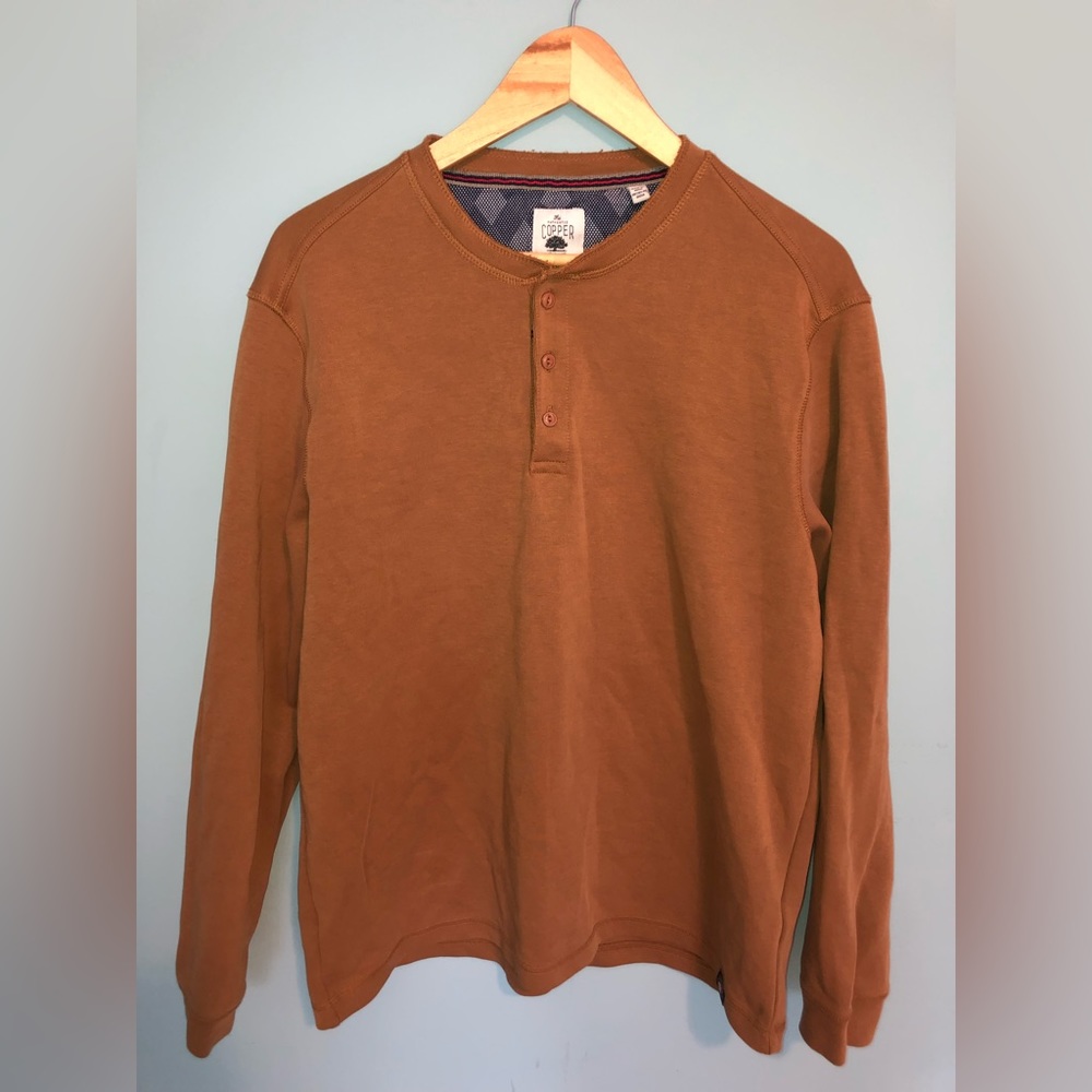 Copper & Oak supply henley mens L